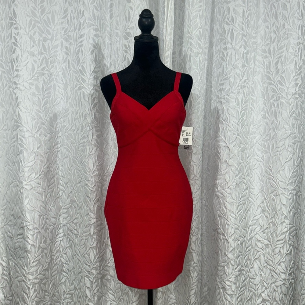 Cocktail red dress David’s bridal